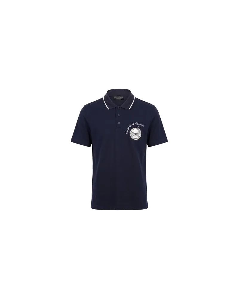 Emporio Armani TOPS - Poloshirtsauf YOOX.COM Marineblau