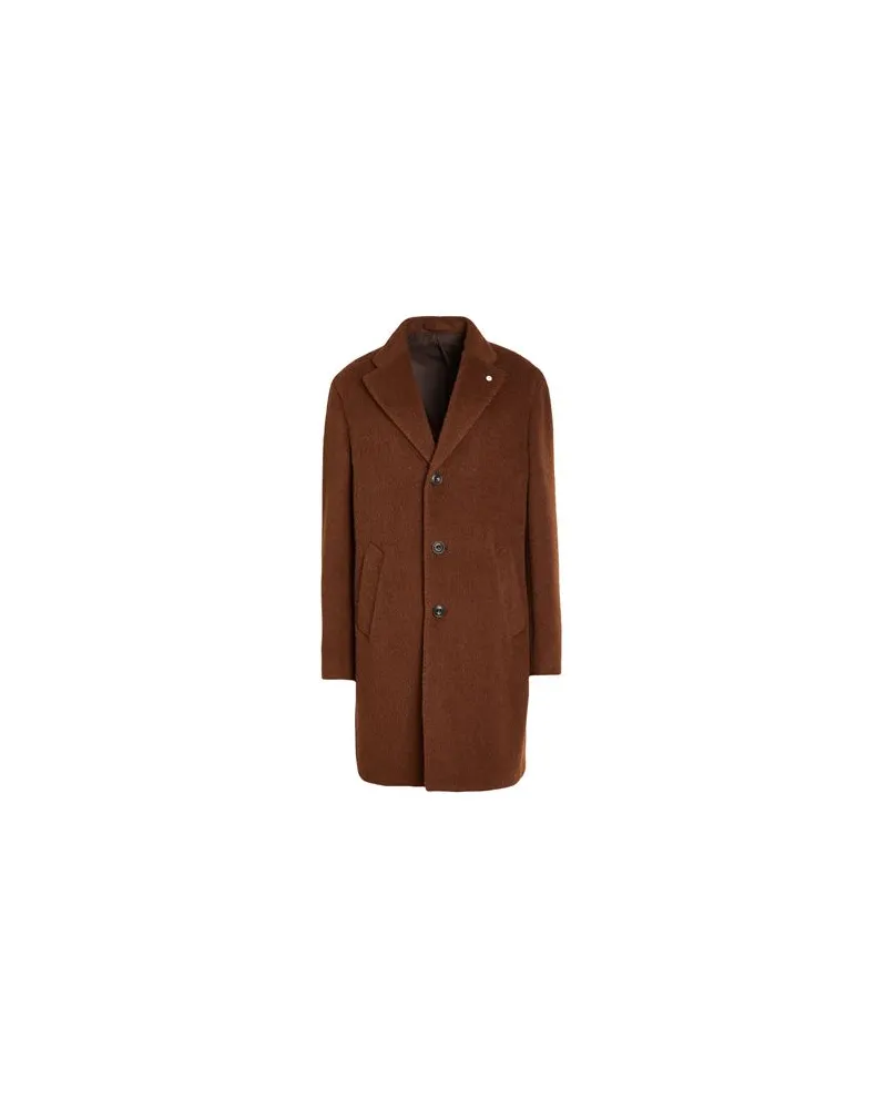 Luigi Bianchi Mantova JACKEN & MÄNTEL - Mäntelauf YOOX.COM Braun