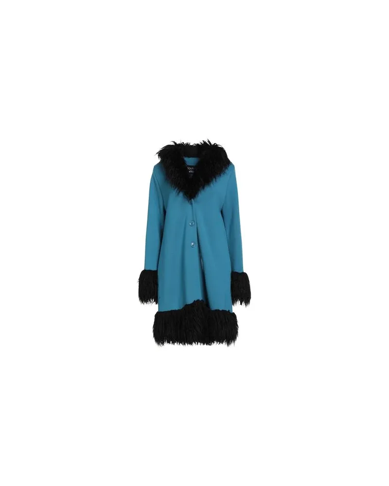 Moschino JACKEN & MÄNTEL - Mäntelauf YOOX.COM Azurblau