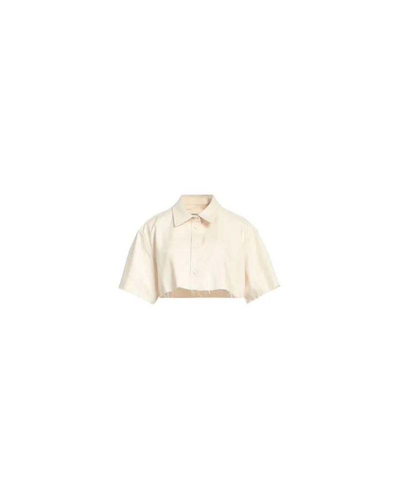 Heron Preston TOPS - Hemdenauf YOOX.COM Elfenbein
