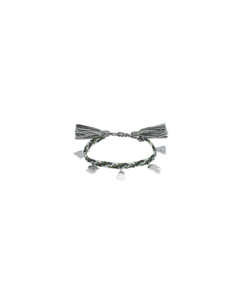 Karl Lagerfeld K/WOVEN CHARMS BRACELET  - SCHMUCK und UHREN - Armbänderauf YOOX.COM Grün