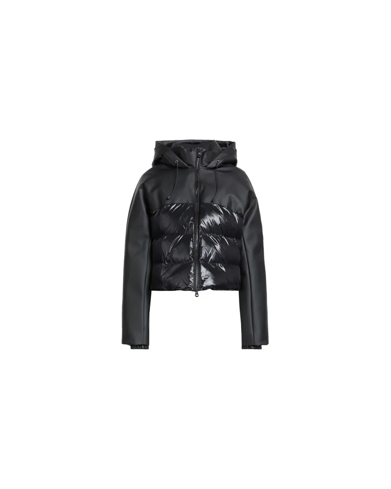 RefrigiWear JACKEN & MÄNTEL - Pufferjacken & Daunenjackenauf YOOX.COM Schwarz