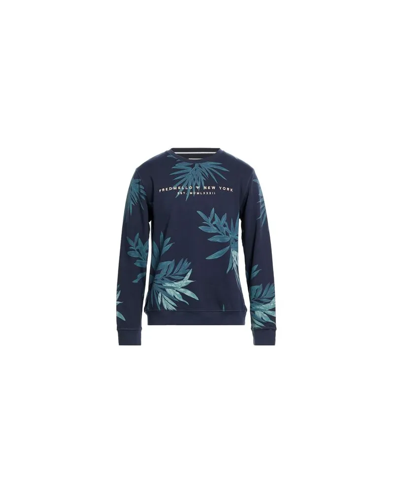 Fred Mello TOPS - Sweatshirtsauf YOOX.COM Nachtblau