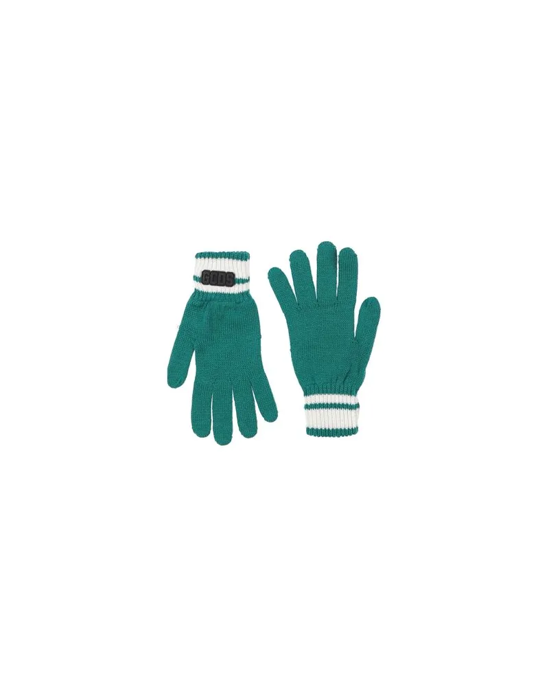 GCDS ACCESSOIRES - Handschuheauf YOOX.COM Smaragdgrün