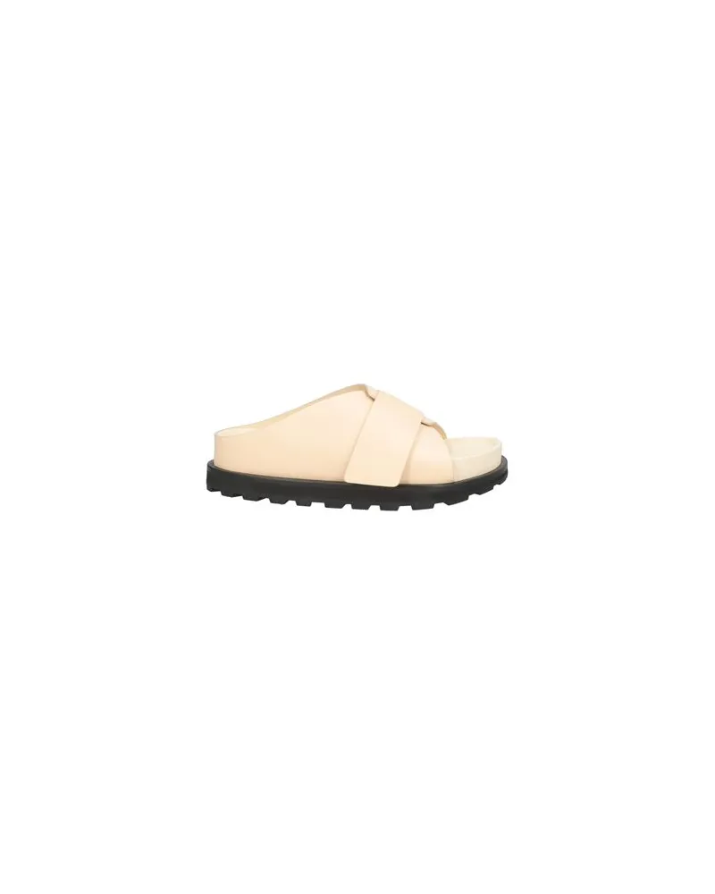 Jil Sander SCHUHE - Sandalenauf YOOX.COM Cremeweiß
