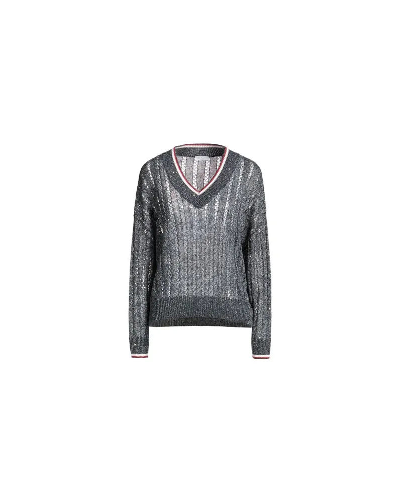 Brunello Cucinelli STRICKWAREN - Pulloverauf YOOX.COM Marineblau