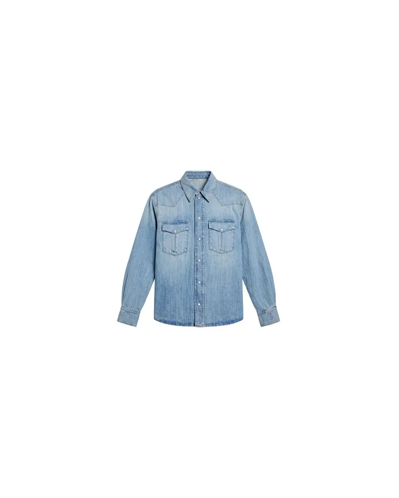 Bally TOPS - Jeanshemdenauf YOOX.COM Hellblau