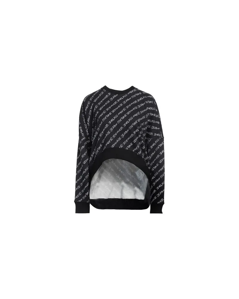 Versace Jeans TOPS - Sweatshirtsauf YOOX.COM Schwarz