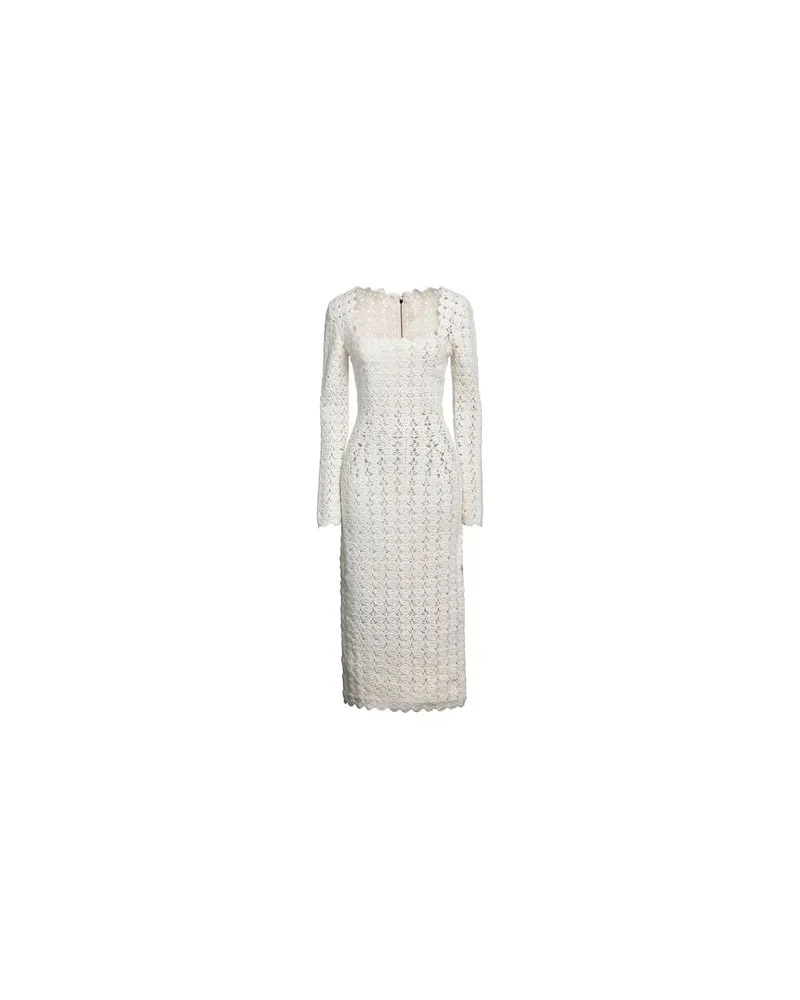 Dolce & Gabbana KLEIDER - Midi-Kleiderauf YOOX.COM Elfenbein