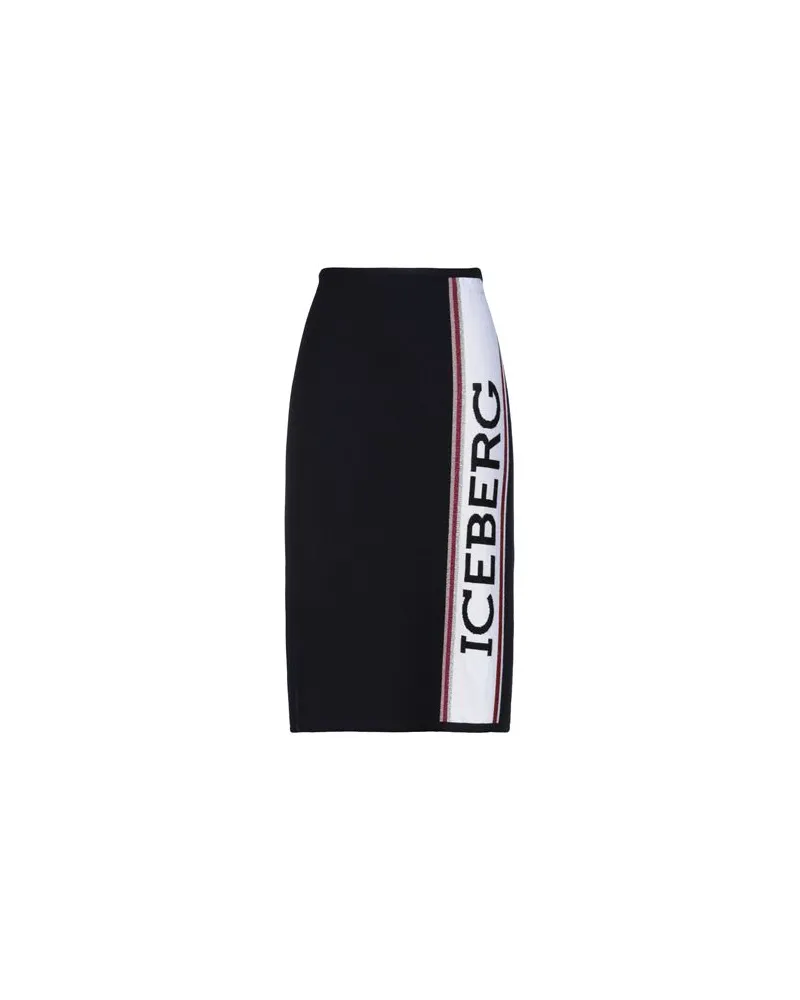 Iceberg HOSEN & RÖCKE - Midi-Röckeauf YOOX.COM Nachtblau