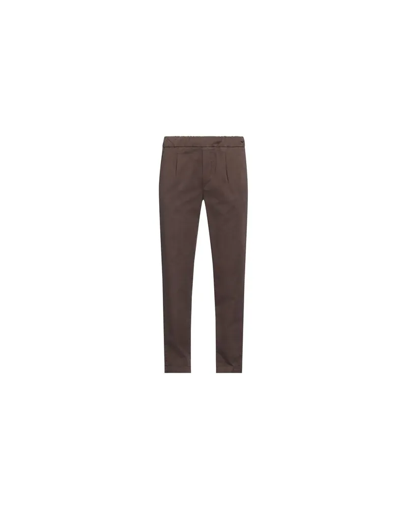 Alpha Studio HOSEN & RÖCKE - Hosenauf YOOX.COM Dunkelbraun