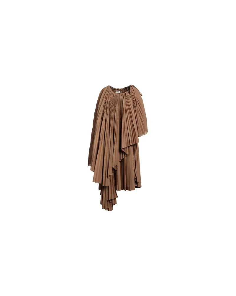 QUIRA KLEIDER - Midi-Kleiderauf YOOX.COM Kamel