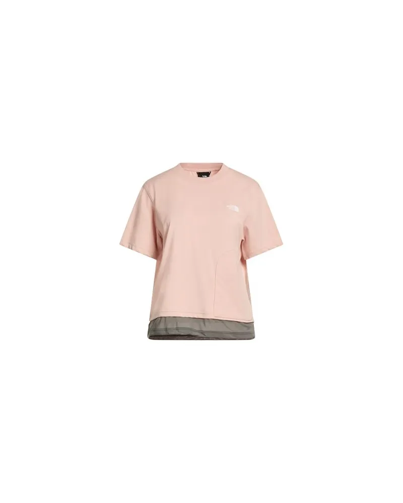 The North Face W FABRIC MIX SS TEE - TOPS - T-shirtsauf YOOX.COM Hellrosa