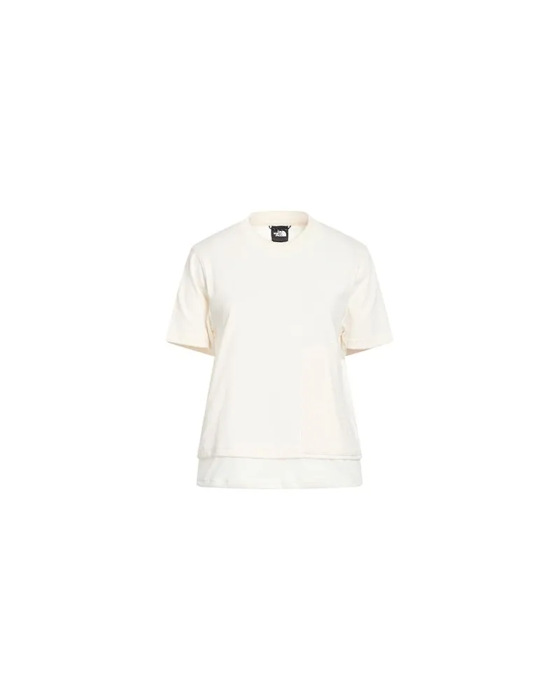 The North Face W FABRIC MIX SS TEE - TOPS - T-shirtsauf YOOX.COM Cremeweiß