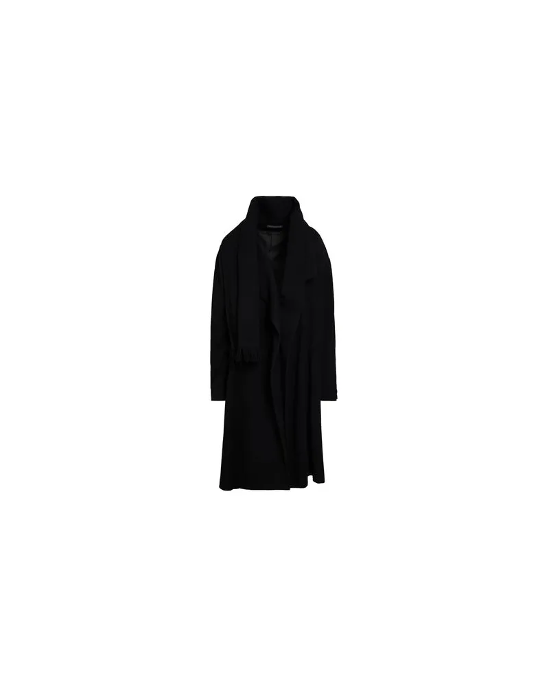 Y'S YOHJI YAMAMOTO JACKEN & MÄNTEL - Mäntelauf YOOX.COM Schwarz