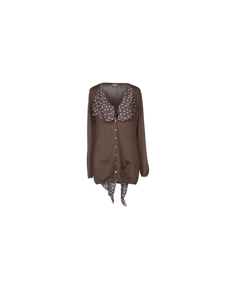 P.A.R.O.S.H. STRICKWAREN - Strickjackenauf YOOX.COM Braungrau