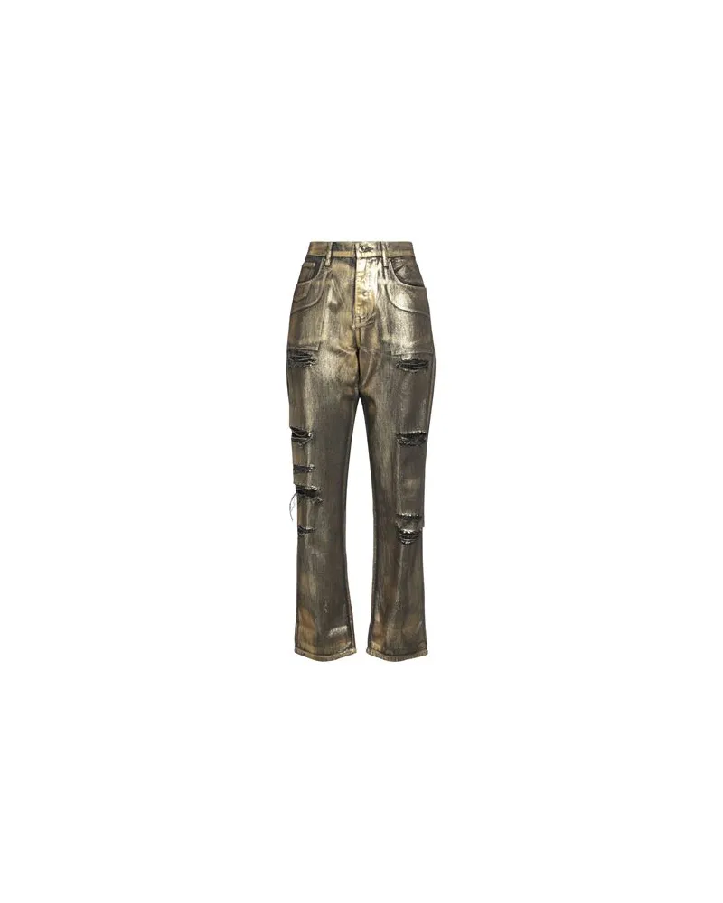 Michael Kors HOSEN & RÖCKE - Jeanshosenauf YOOX.COM Gold