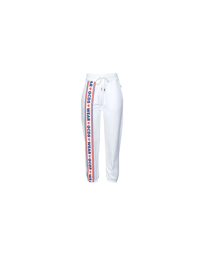 GCDS HOSEN & RÖCKE - Hosenauf YOOX.COM Weiß
