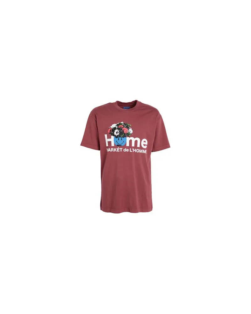 Market Smiley  De Homme T-Shirt - TOPS - T-shirtsauf YOOX.COM Ziegelrot