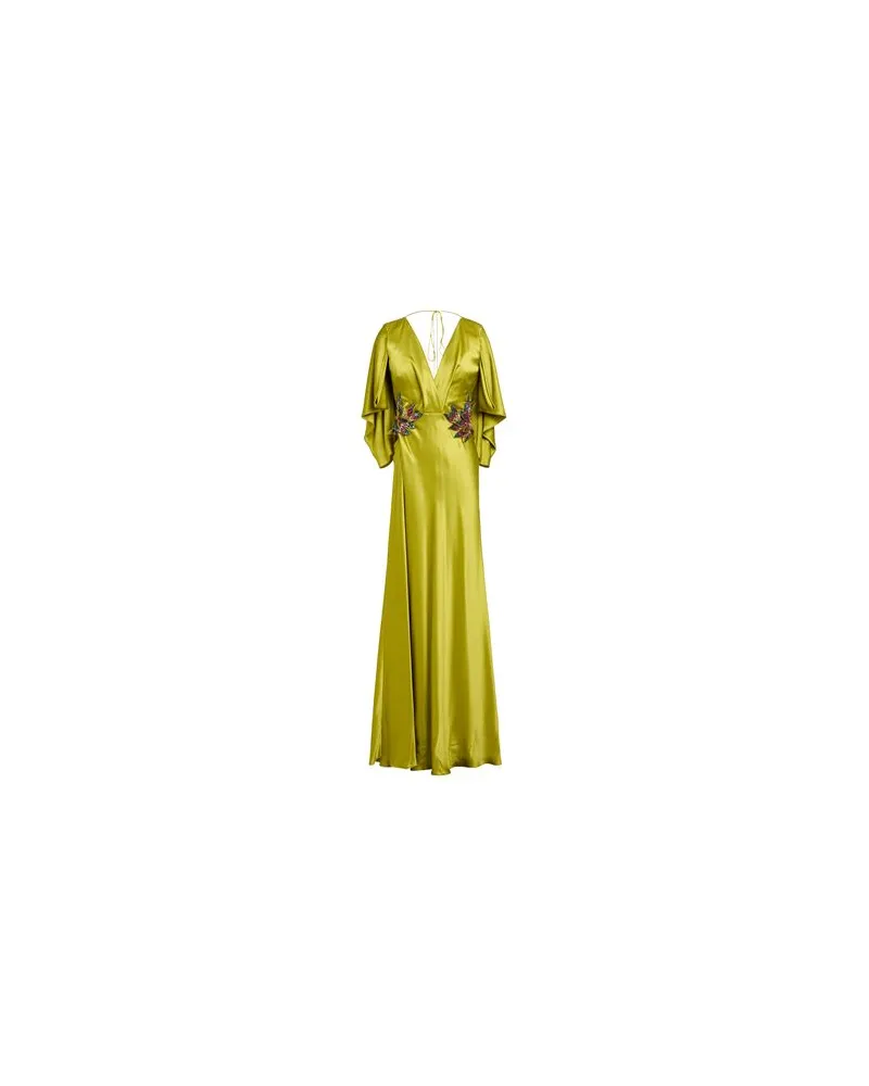 Alberta Ferretti KLEIDER - Maxi-Kleiderauf YOOX.COM Limettengrün