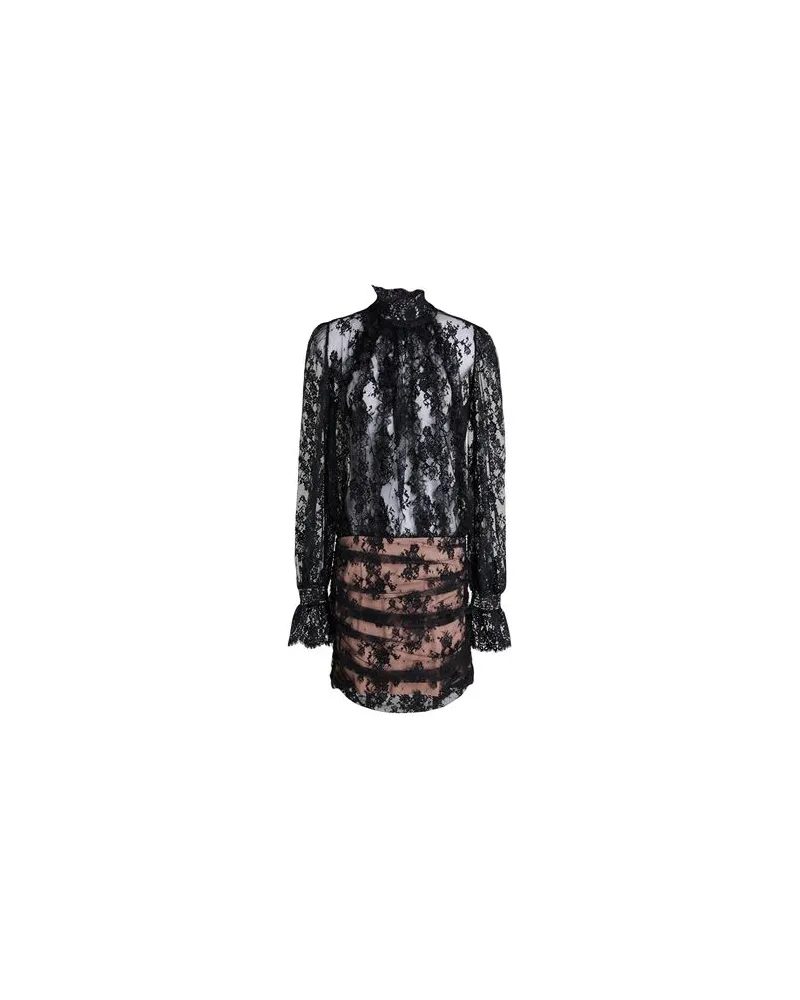 Retrofête KLEIDER - Mini-Kleiderauf YOOX.COM Schwarz