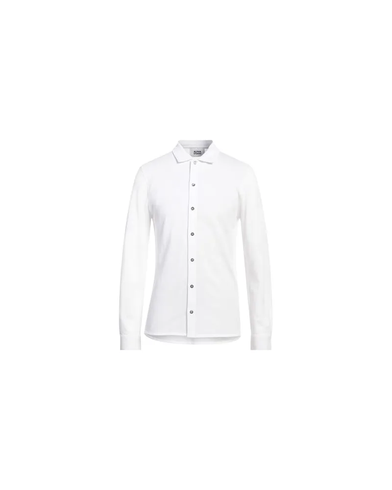 Alpha Studio TOPS - Hemdenauf YOOX.COM Weiß