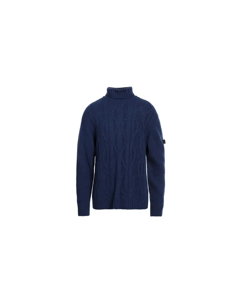 Peuterey STRICKWAREN - Rollkragenpulloverauf YOOX.COM Blau