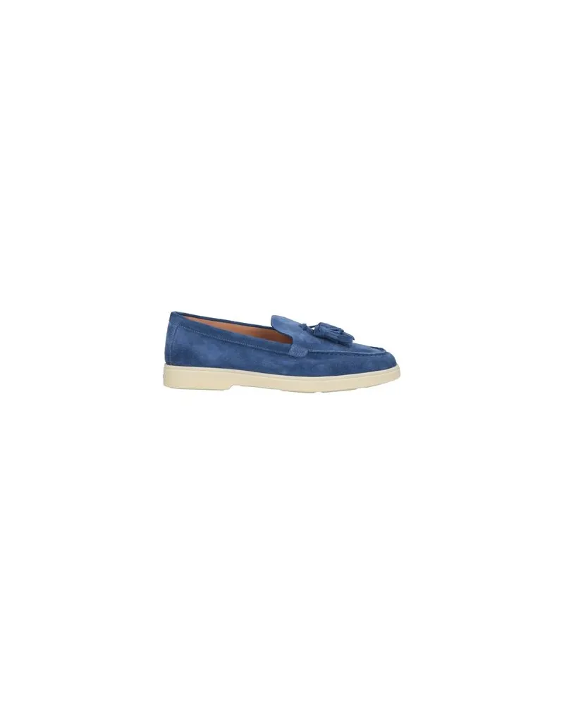 Santoni SCHUHE - Mokassinsauf YOOX.COM Blau