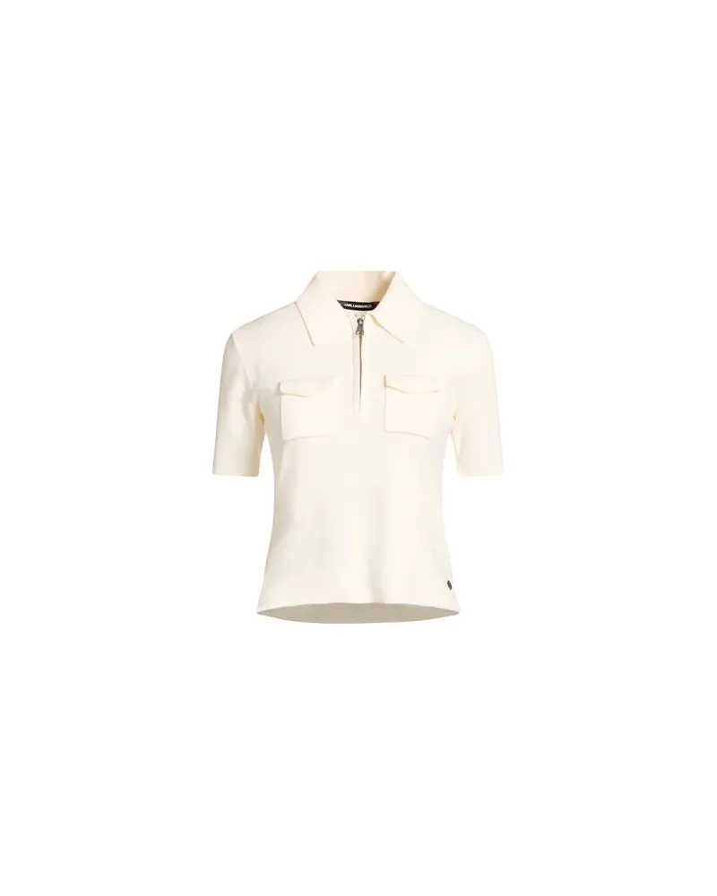 Karl Lagerfeld TOPS - Poloshirtsauf YOOX.COM Elfenbein