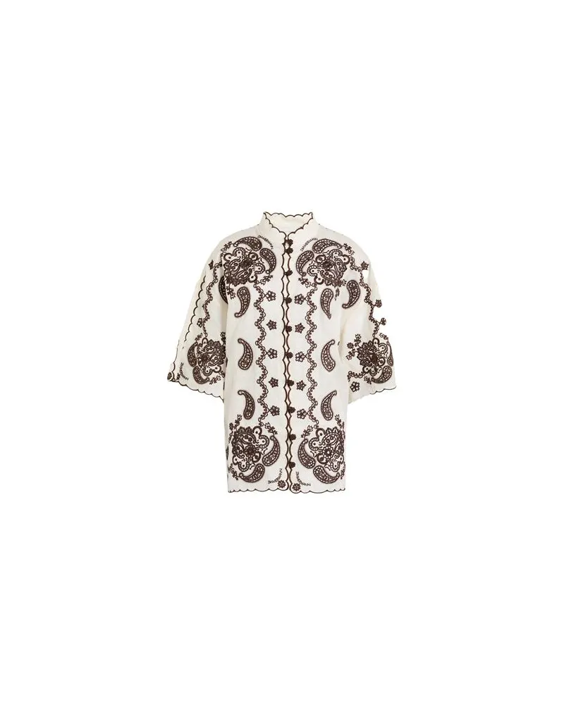 Zimmermann TOPS - Hemdenauf YOOX.COM Elfenbein