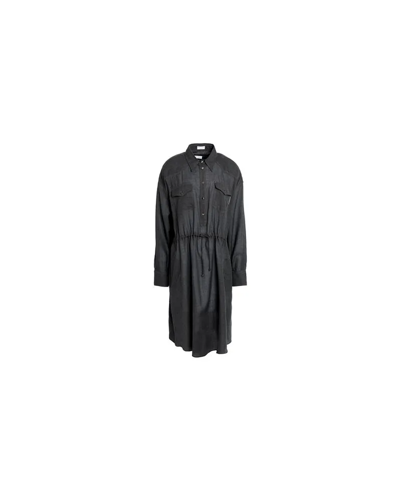 Brunello Cucinelli KLEIDER - Midi-Kleiderauf YOOX.COM Blei