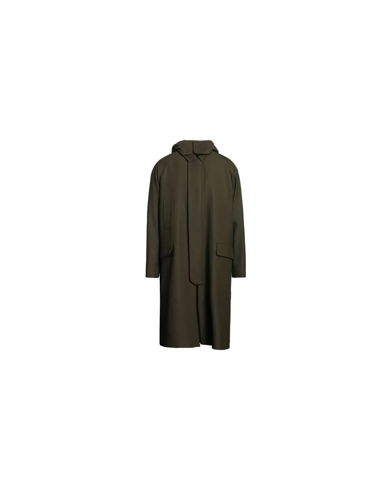 Hevò JACKEN & MÄNTEL - Mäntelauf YOOX.COM Militärgrün