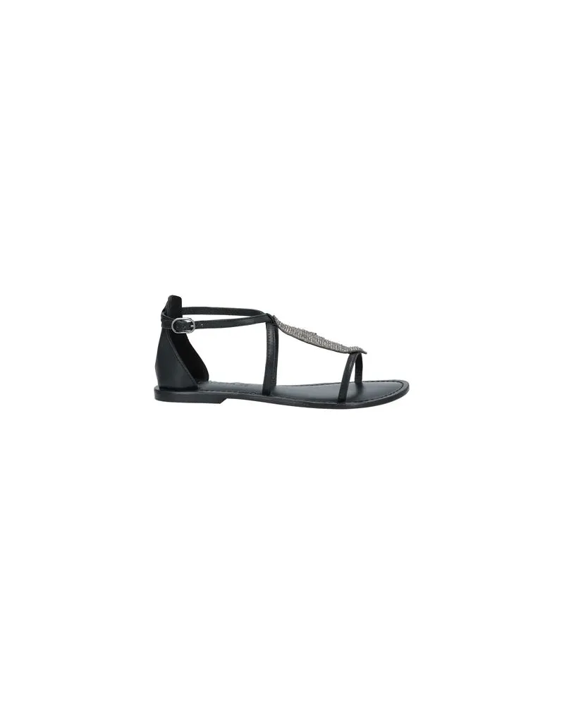 CAFèNOIR  SCHUHE - Sandalenauf YOOX.COM Schwarz