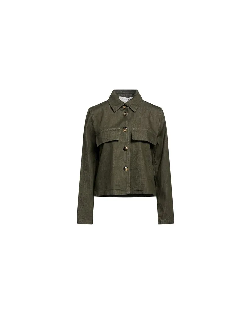 HAVEONE JACKEN & MÄNTEL - Jeansjacken/Mäntelauf YOOX.COM Militärgrün