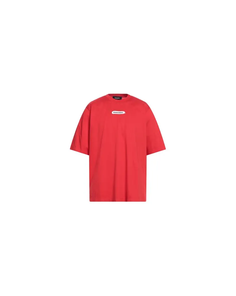 Dsquared2 TOPS - T-shirtsauf YOOX.COM Rot