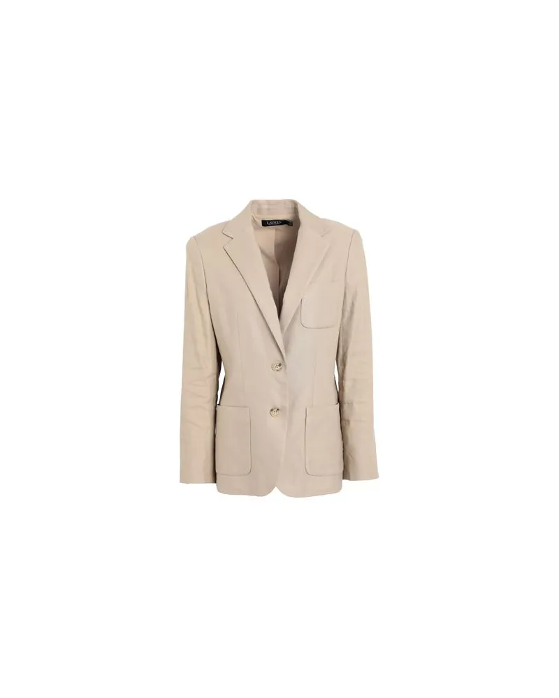 Ralph Lauren LINEN TWILL BLAZER  - ANZÜGE und CO-ORDS - Blazersauf YOOX.COM Beige