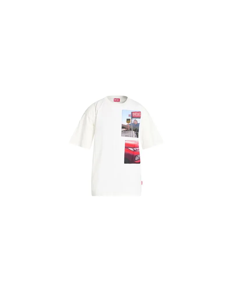 Diesel TOPS - T-shirtsauf YOOX.COM Weiß