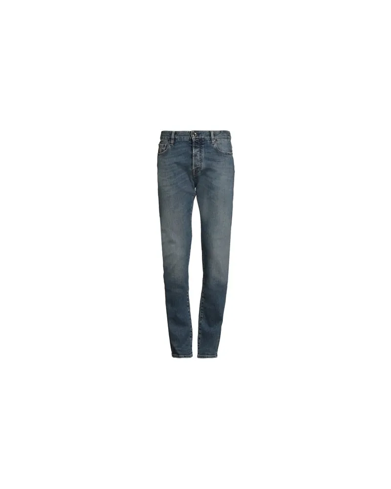 MOORER HOSEN & RÖCKE - Jeanshosenauf YOOX.COM Blau