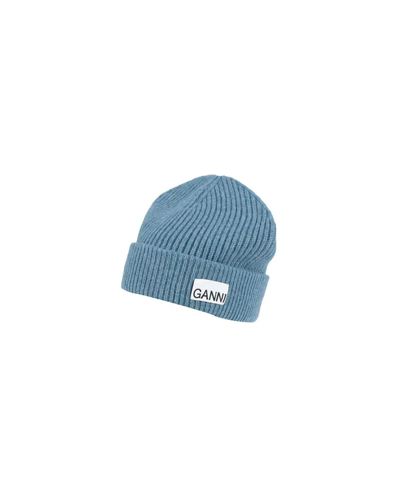 Ganni ACCESSOIRES - Mützen & Hüteauf YOOX.COM Azurblau