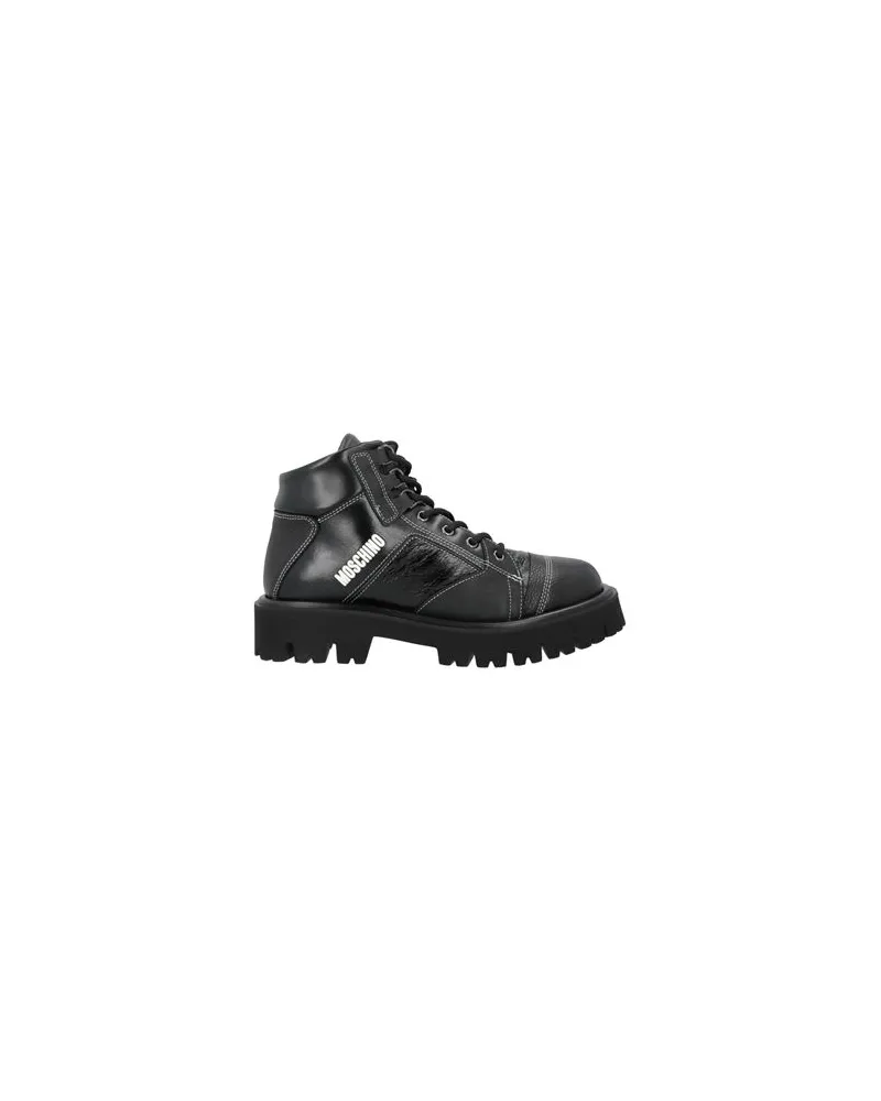 Moschino SCHUHE - Stiefelettenauf YOOX.COM Schwarz