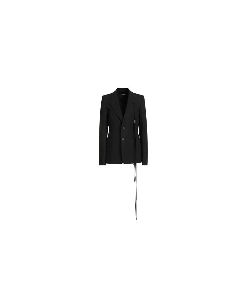 Ann Demeulemeester ANZÜGE und CO-ORDS - Blazersauf YOOX.COM Schwarz