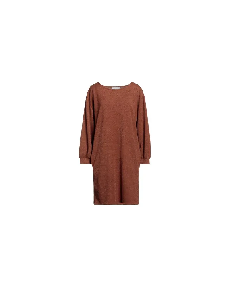 Boutique de la Femme KLEIDER - Mini-Kleiderauf YOOX.COM Ziegelrot