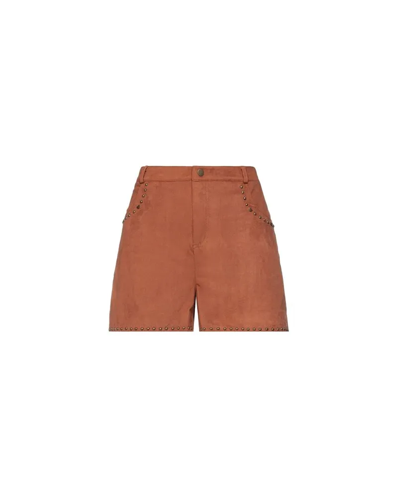 Twin-Set HOSEN & RÖCKE - Shorts & Bermudashortsauf YOOX.COM Lederfarben