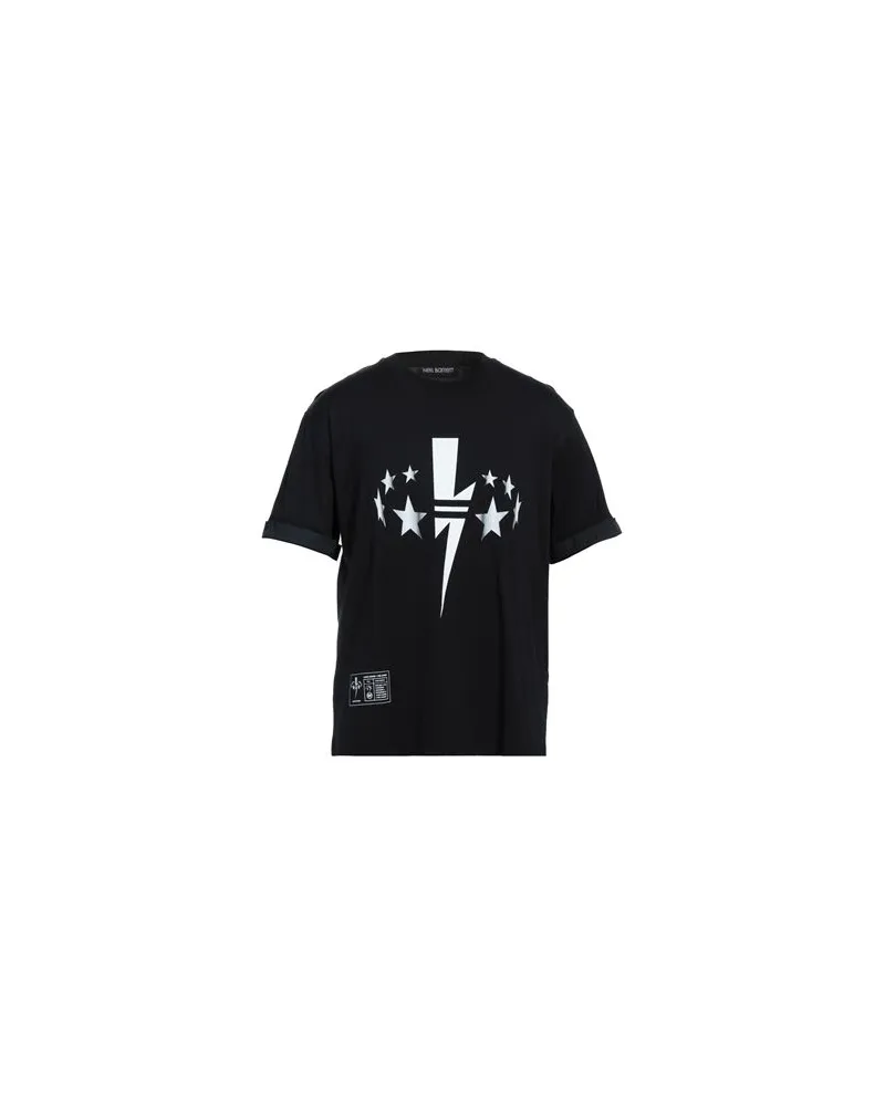Neil Barrett TOPS - T-shirtsauf YOOX.COM Schwarz