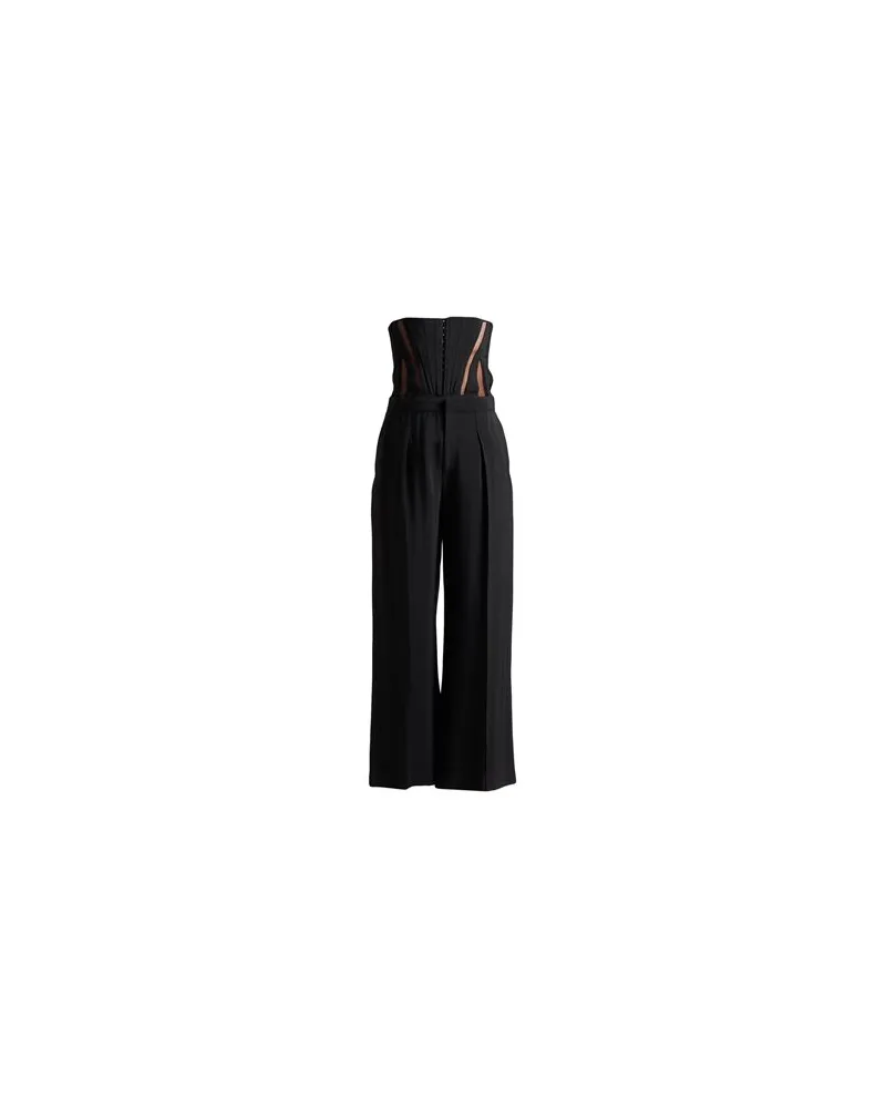 Thierry Mugler OVERALLS - Jumpsuitsauf YOOX.COM Schwarz
