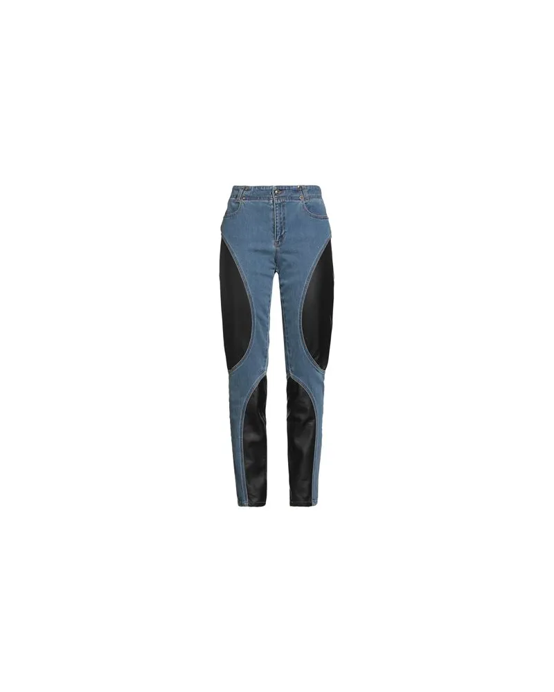 Versace Jeans HOSEN & RÖCKE - Jeanshosenauf YOOX.COM Blau