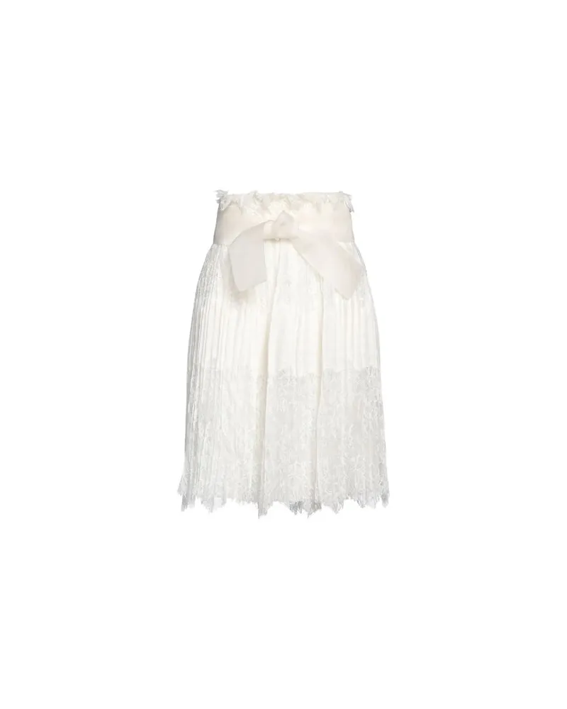 Ermanno Scervino HOSEN & RÖCKE - Midi-Röckeauf YOOX.COM Weiß