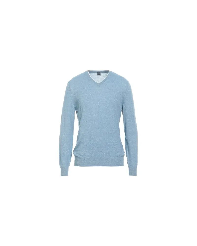 Fedeli CASHMERE - STRICKWAREN - Pulloverauf YOOX.COM Hellblau