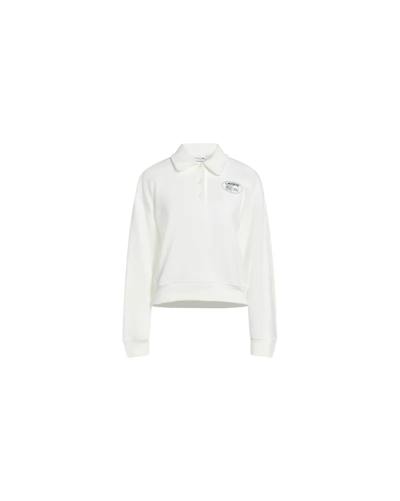Lacoste TOPS - Sweatshirtsauf YOOX.COM Weiß