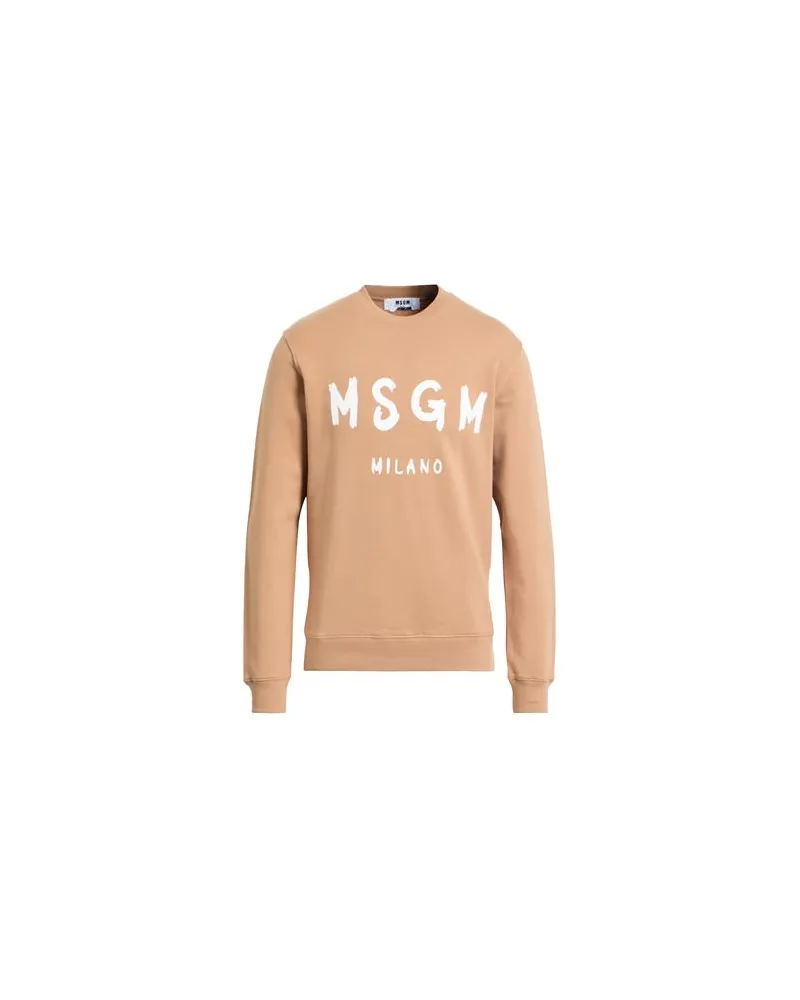 MSGM TOPS - Sweatshirtsauf YOOX.COM Kamel